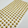 Gold and silver acrylic round diamond stickers, gold and silver pearl DIY creative stickers, car stickers, pearl jewelry decoration details Picture